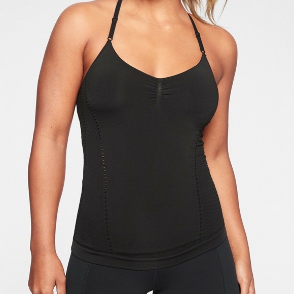 Athleta Tops Athleta Allegro Support Tank Top Black Nwt S Poshmark